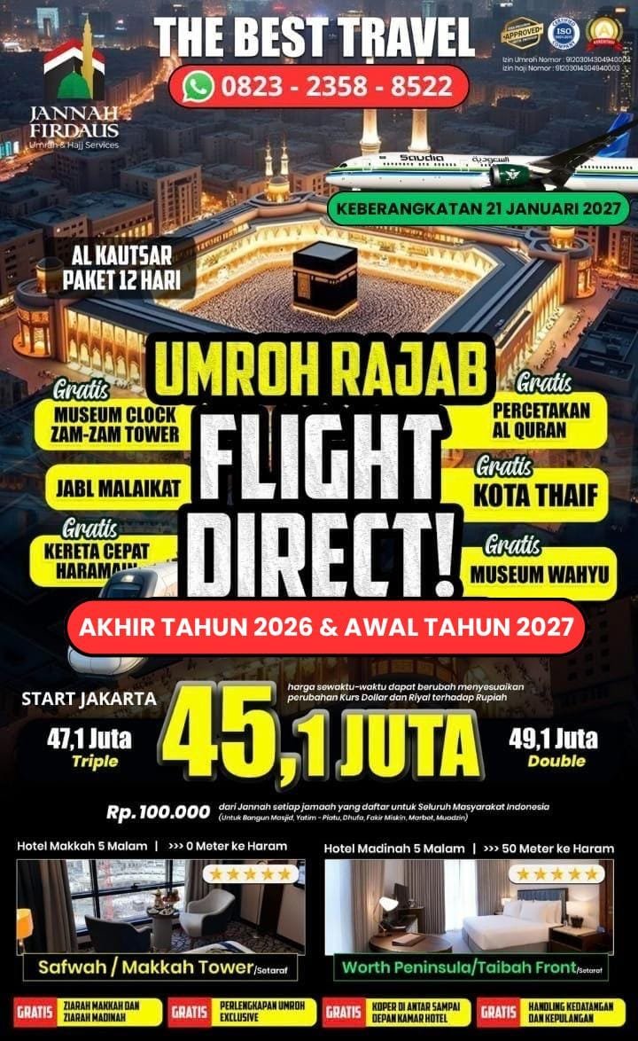 Paket Al Kautsar Akhir Tahun 2026 dan Awal Tahun 2027