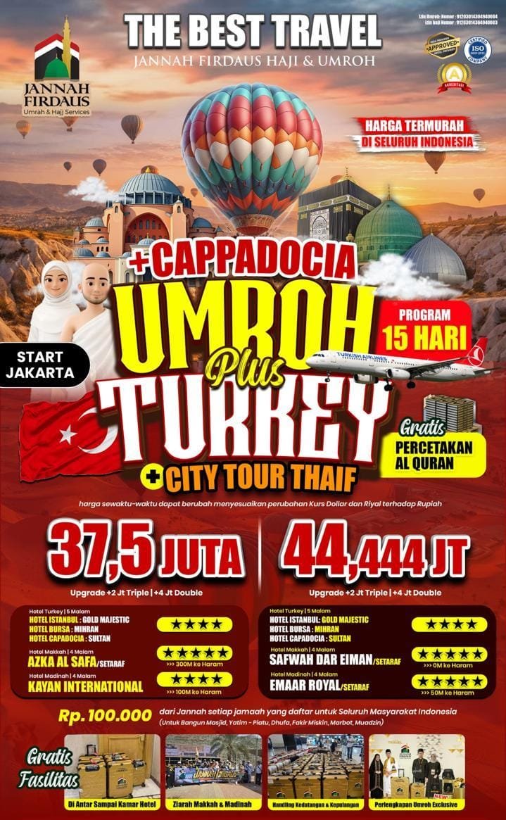 Umroh Plus Turki Cappadocia