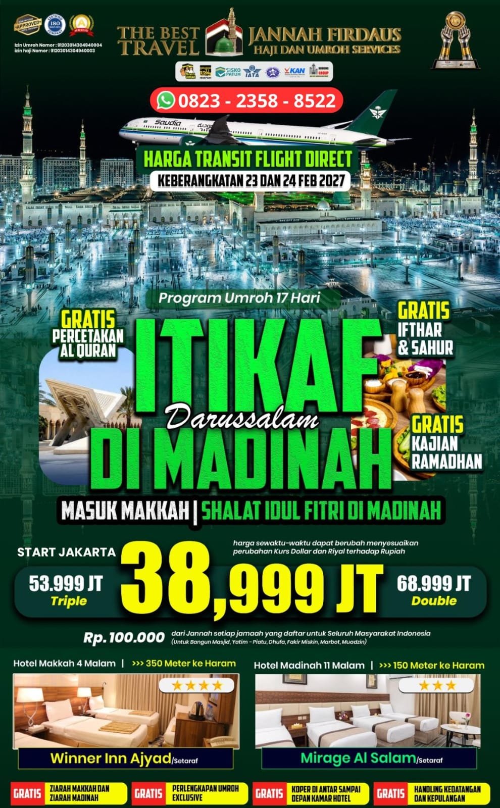 Itikaf Ramadhan Darussalam - Madinah