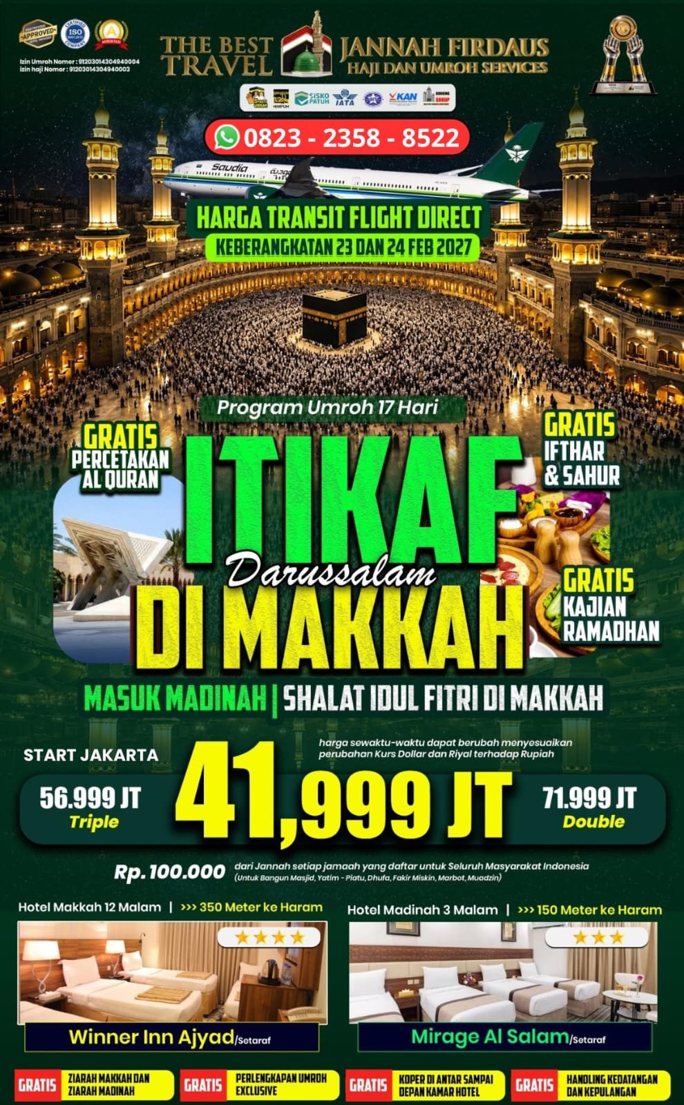 Itikaf Ramadhan Darussalam - Makkah