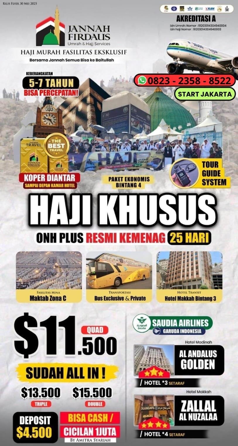 Haji Plus Kemenag Paket Ekonomis